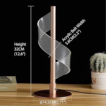 Amazon.co.jp: モダンな装飾的な LED テーブルランプ